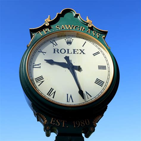 golf courses with rolex clocks|rolex golf clock value.